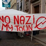 Presidio antifascista per chiudere casapound