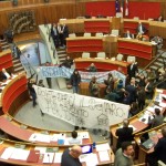 Vitalizi: La nostra protesta dentro il palazzo