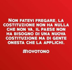 Referendum Costituzionale #iovotoNO