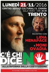 Incontro con Ovadia - Un motivo per votare NO  @ Trento | Vigolo Baselga | Trentino-Alto Adige | Italia