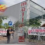 Sciopero e presidio alla Glas  Müller di Bolzano