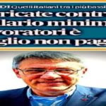 “Il Partito del Pil” unito contro il salario minimo